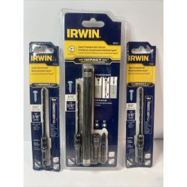 IRWIN Tools 5/32 Masonry Drill Bit For 3/16” TapCon Concrete Masonry Kit 2 Extra