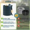 DOKOCCY Non-Expanding Garden Hose 25 ft, Flexible Water Hose with