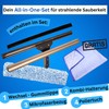 Glanzgenie Window Wiper and Window Squeegee as Combination Set (35