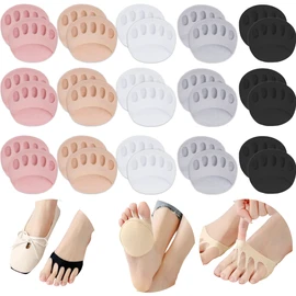 SooGree Cojines Para La Bola Del Pie, Almohadillas Metatarsianas De Tela De Nido De Abeja, Almohadillas Invisibles Para Calcetines Para Mujeres Y Hombres, Almohadillas Reutilizables Para El Antepié