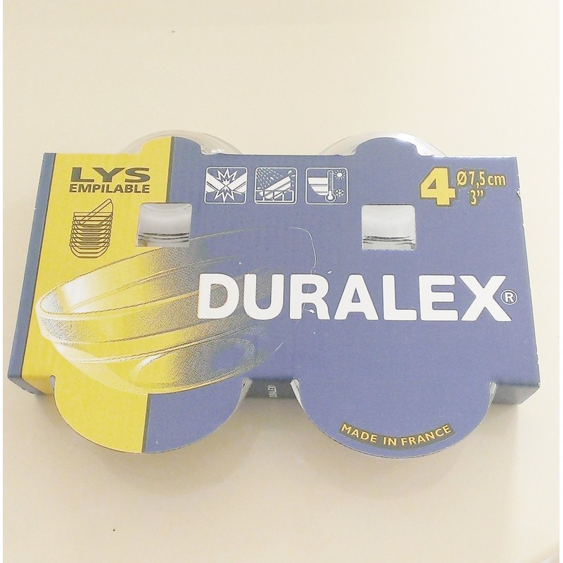 Duralex (dexyurarekkusu) risusutakkubouru [7.5 cm] Set of 4