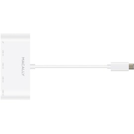 Macally UC3HUB4C 3.1 USB-C to 4 port USB-A hub with 1 USB-C charge port