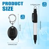 Welecom 20Pcs Mini Flashlight Keychain Permanent Marker Keychain Mini Keychain