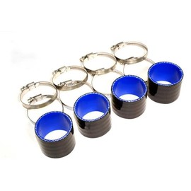 Massive Mani Couplers Intake Manifold Silicone Upgrade Compatible with Ford Focus SVT 02-04 ST170 4pc (Black)