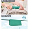 KitchLife Microfiber Cleaning Cloth Roll - Tear-Away Reusable Microfiber Paper