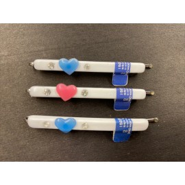 Sanrio Vintage 1979 Sanrio Heart Hair Clips Set Of 3 Blue Pink New