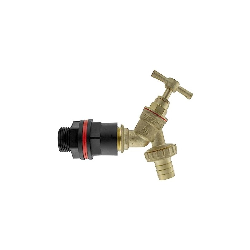 Water Butt Replacement Tap Solid Metal Lever UK Bib Outlet
