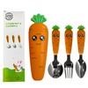 Baby Spoons with Fork | 3 Pcs Easy Grip Baby