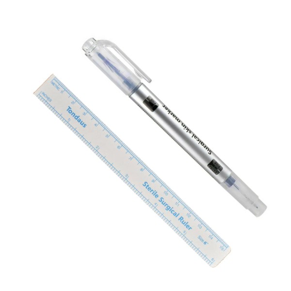 Unbranded Semi Permanent Makeup Eyebrow Tattoo Marking Positioning Pen +