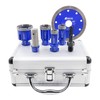 SHDIATOOL Diamond Drill Core Bits Set Milling Bits for Porcelain