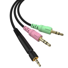 Sqrmekoko Replacement PC Cable Compatible with Game ONE, Game Zero, PC 373D, GSP350, GSP500, GSP600, GSP670, G4ME ONE, G4ME Zero Gaming Headphones