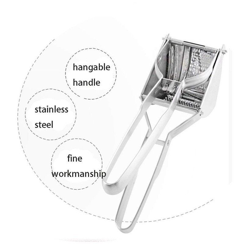 Potato Masher Stainless Steel Multifunctional Fruit Vegetable Baby Food Press