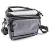 vhbw Polyester Photo Bag Grey Compatible with Sony A58, A7,