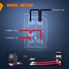 Gebildet Blue Horn Rocker Switch 5-Pin Laser On/Off LED Light,