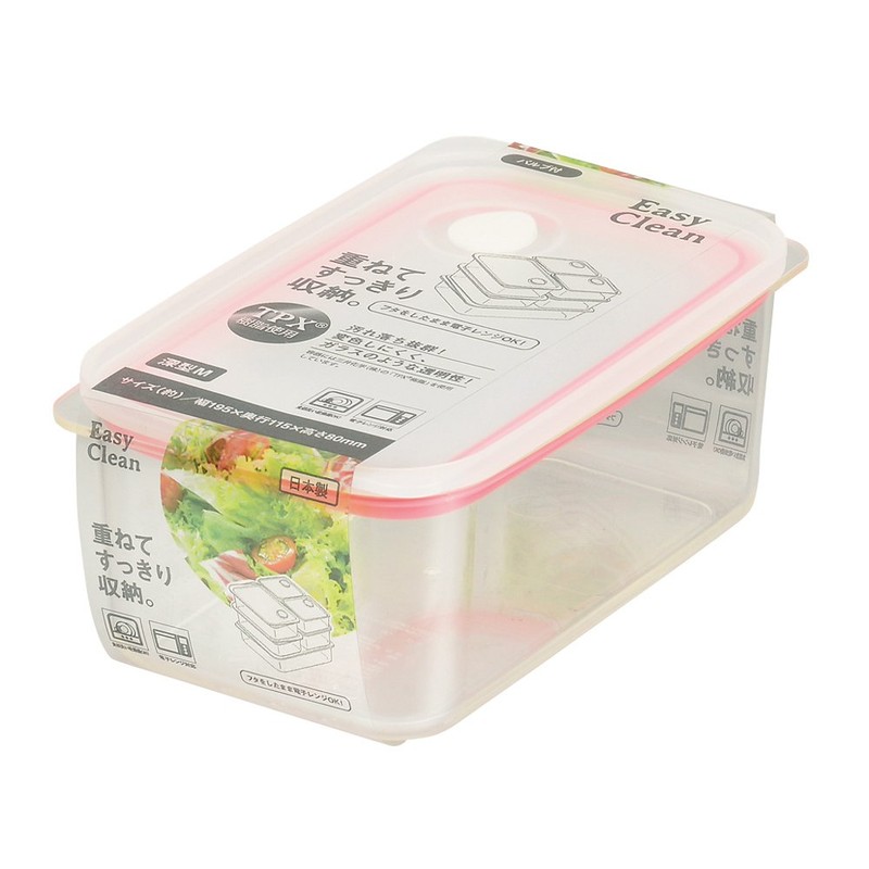 Pearl Metal Easy Clean HB-2625 Deep Airtight Storage Container, M,