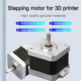 Cregrant3D Ender3 Pro Stepper Motor 42-34 with Connection Cable, 2 Phases 0.8A 1.8 Degrees 0.4 N.M 42-34 Stepper Motor for Creality Ender-3 X/Y/Z Axis and CR-10 Series Z Axis