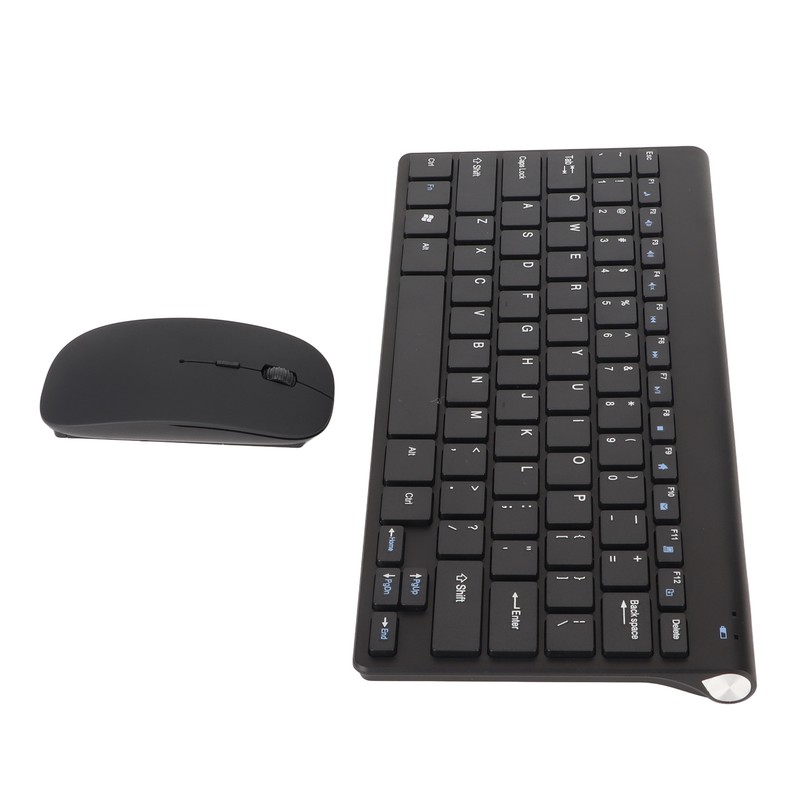 Smart Wireless Keyboard Mouse Kit Silent LED Indicator Waterproof Power