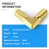 ERGAOBOY 5 Pieces 10mm Brass 90 Degree Angle Hose Nozzle