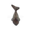 Cast Iron Miniature Sperm Whale Figurine Paperweight Rustic Nautical Beach