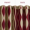 HOMEIDEAS Wave Room Darkening Curtains 52 X 84 Inch Length