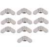 10pcs M8 Wing Nut 304 Stainless Steel Wing Nut 8mm
