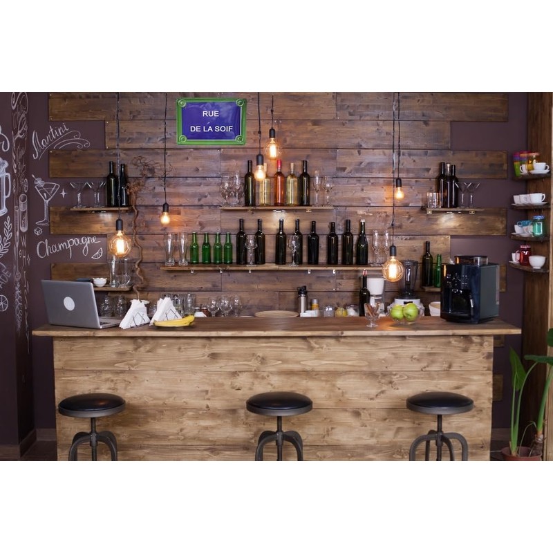 Blechschild "Rue de la Soif" – Ambiente Paris Vintage –