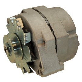 DJS Tractor Parts / 63 Amp One Wire Alternator with Pulley - Used for converting 6 Volt to 12 Volt - AB-418D