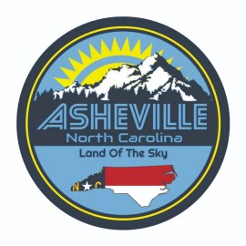 Asheville North Carolina Sticker Decal