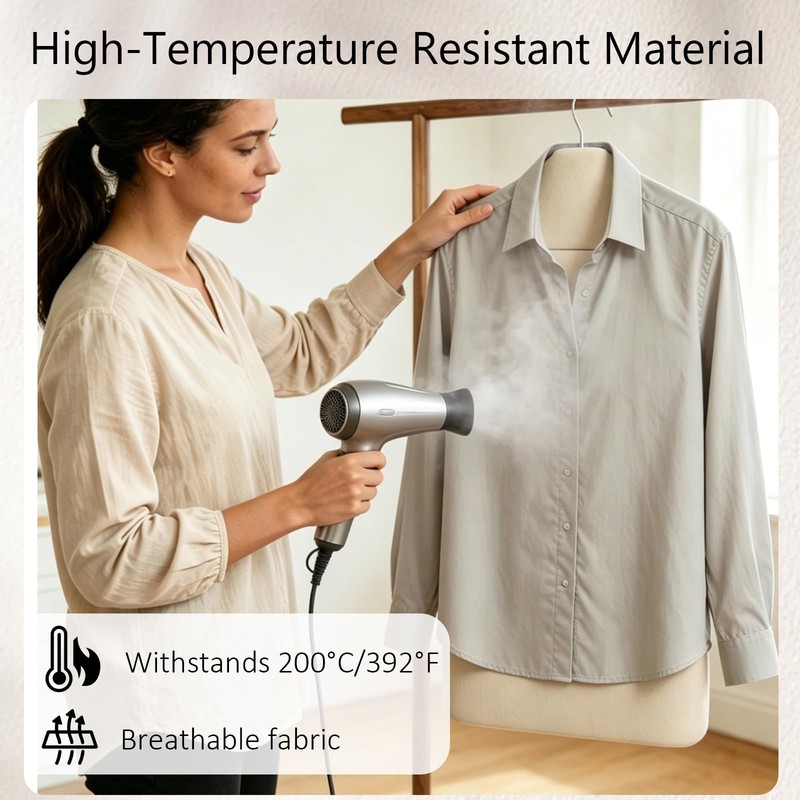 Foldable Steam Board with Ironing Glove 32" x 16" Steamer