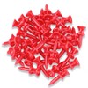 Zivisk Golf Tees Plastic 32MM 100 Count Red Golf Tees