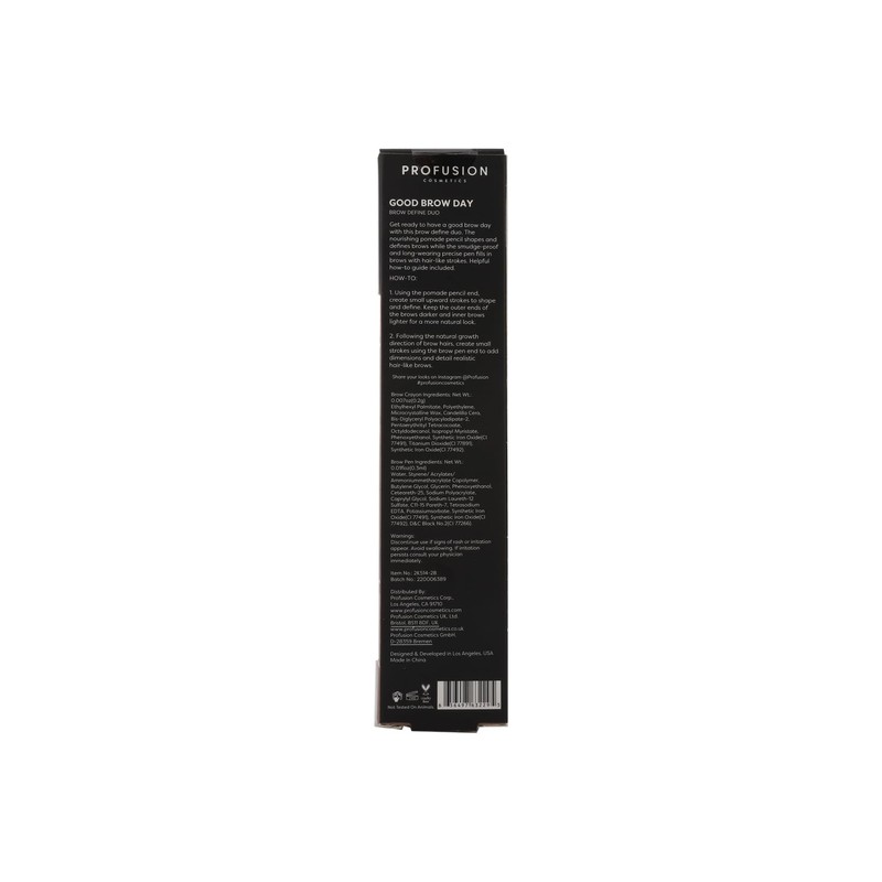Profusion Cosmetics Good Brow Define Duo with Precision Pen and