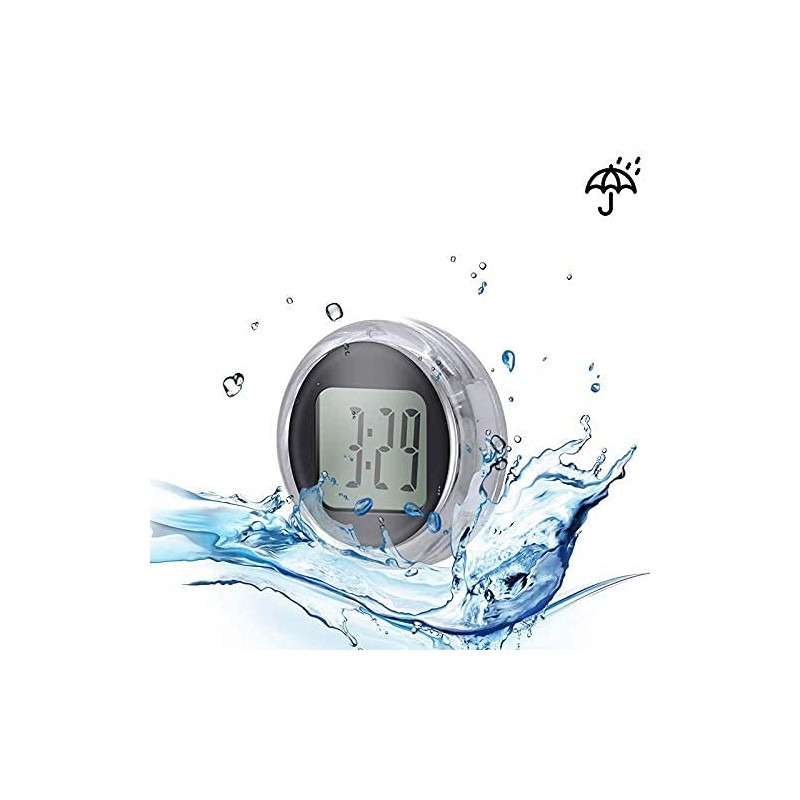 Bike Clock, Digital Clock, Waterproof, Compact Clock, Digital, Motorcycle, Electronic