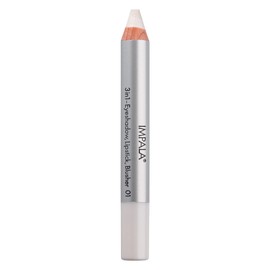 IMPALA | 3-in-1 Jumbo Pencil, Color 01 White | Eyeshadow, Lipstick, and Blush | Perfect Blending | Soft and Long-Lasting Texture | Intense Colors | Easy to Apply
