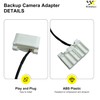 Backup Camera Harness Adapter Compatible with Chrysler 2007-2016/Dodge 2007-2012/Jeep 2007-2019,