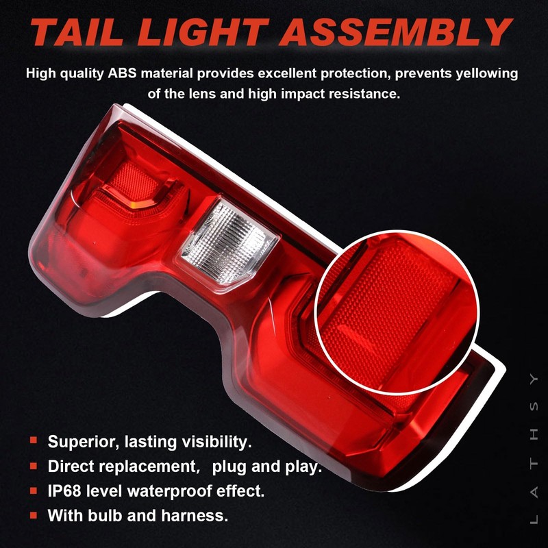 LED Tail Light Compatible With 2019-2023 Chevy Silverado 1500 Right