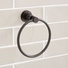 Signature Hardware 476971 Greyfield 6-1/2" Wall Mounted Towel Ring