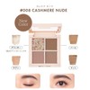 Revlon Dazzle Eyeshadow Quad 008 Cashmere Nude Color Image: Milky