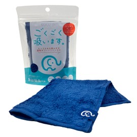 Nomura Towel Suuzo Handkerchief, Ultra Non-Twisted Yarn, Navy, 13.4 x 47.2 inches (34 x 120 cm), 1 Piece