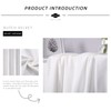 Guibaf White Velvet Curtains 108 inches Long Grommet Soft Velvet