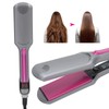 Professional Hair Straightening Ceramic Heating Plate Straightener LCD Display Hairdressing