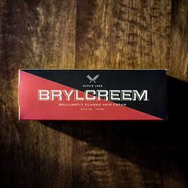 Brylcreem 3-in-1 Original High Shine Men's Hair Cream for Styling, Strengthening, and Conditioning, Alcohol-Free, 5.5 Ounce