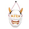 Clear Stone Japanese Mask, Hannya White, Unisex