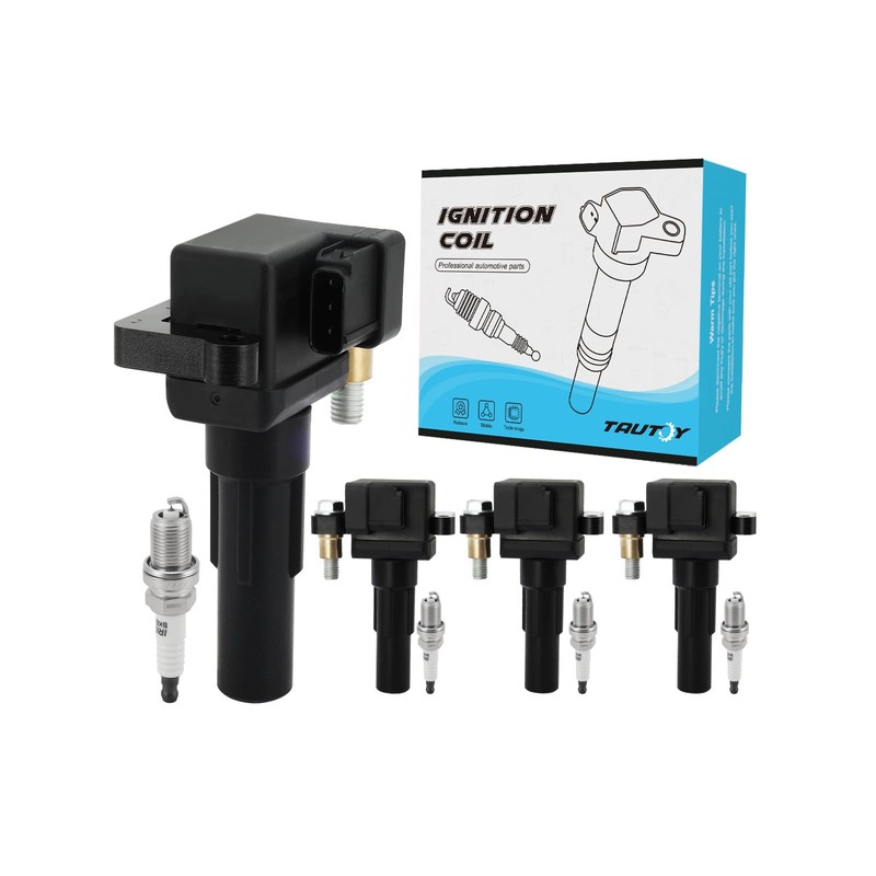 TAUTOY Set Of 4 UF480 Ignition Coil Pack & Iridum