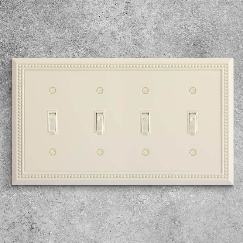 Henne Bery Sunken Pearls Heavy Duty Decorative Wall Plate Switch