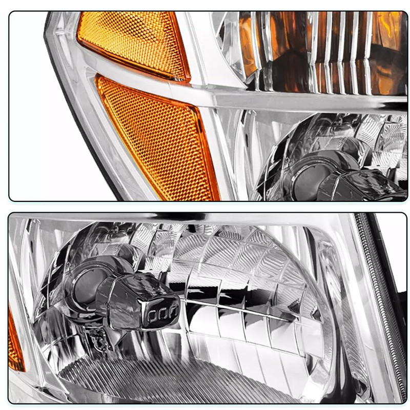 Headlights Headlights Headlamp Compatible With Nissan 2005-2008 Frontier,2005-2007Pathfinder OE Style