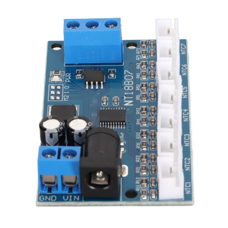 7 Channel RS485 NTC Temperature Measurement MODBUS RTU Paperless Recorder