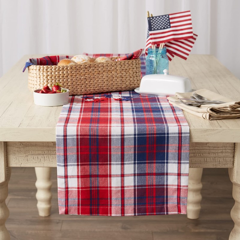 DII Americana Plaid, colección de Mesa, Camino de Mesa, 14