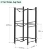 smusei 5 Gallon Water Bottle Holder 3 Tier Water Cooler