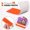 WRAPXPERT Squeegee Felts,Orange Felt Tape with Adhesive Backing Fit 4-inchs,Vinyl