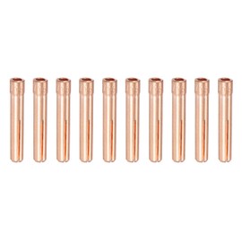 sourcing map 10pcs 13N22 TIG Welding Collet 1/16" (1.6mm) Copper Tungsten Electrode Collet Tips for WP9 20 25 TIG Welding Torch Series